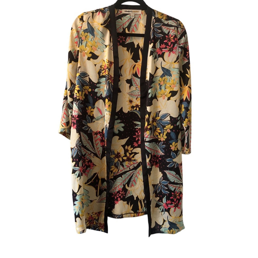 Clements Ribeiro Portobello Floral Kimono open Cardigan. Size Large